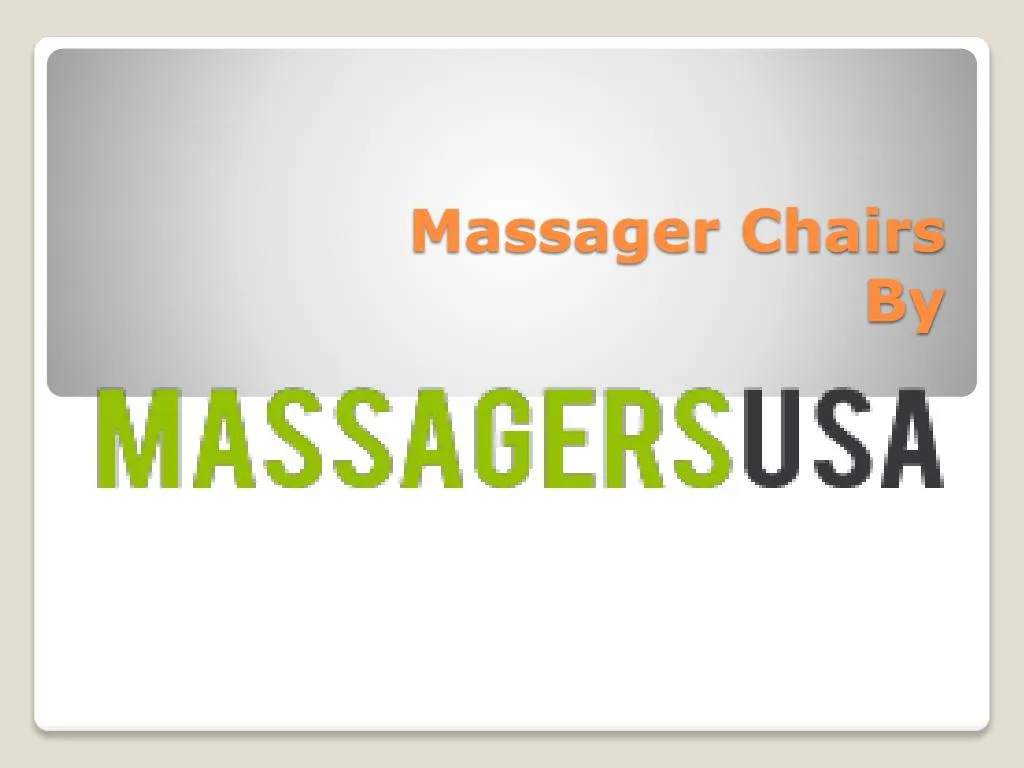 massager chairs by