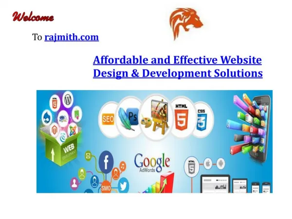 Affordable and effective website design & development solutions-rajmith.com