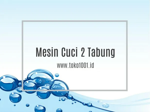 Mesin Cuci 2 Tabung by toko1001.id