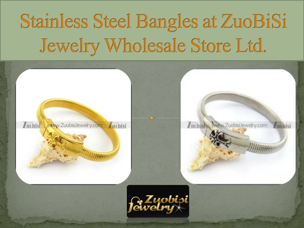 stainless steel bangles at zuobisi jewelry wholesale store ltd