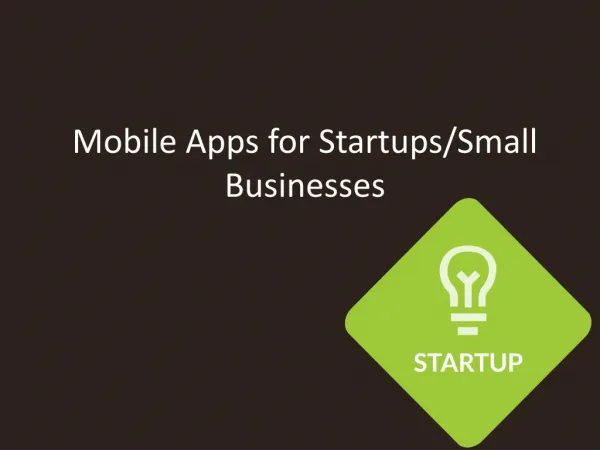 Apps for startups