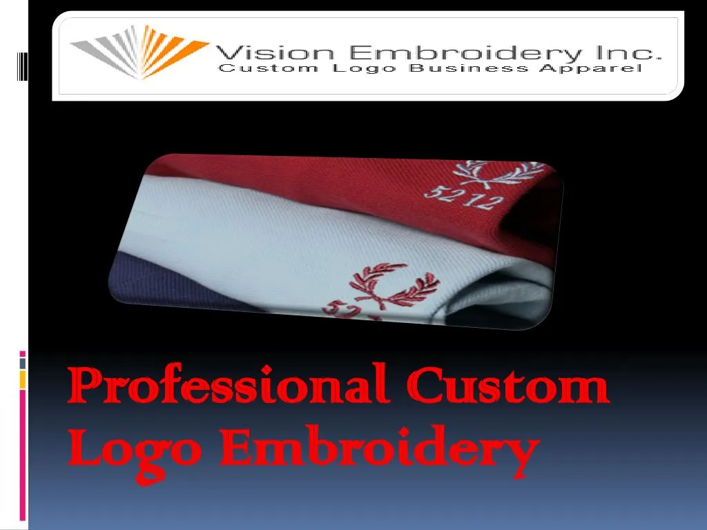 professional custom logo embroidery