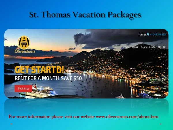 St thomas vacation packages