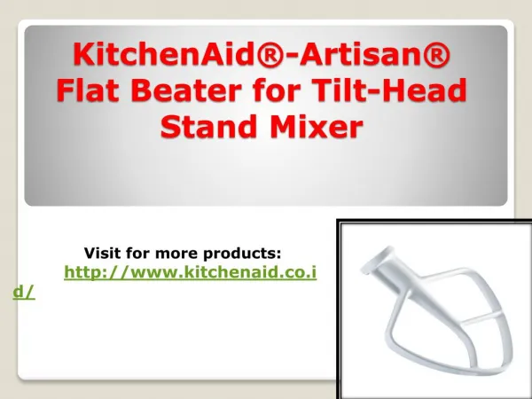 KitchenAid flat beater attachment In Indonesia
