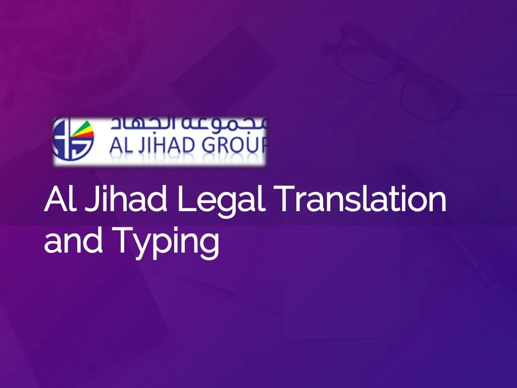 al jihad legal translation and typing
