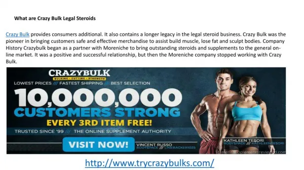 Crazy Bulk Effective 100% Legal Steroids
