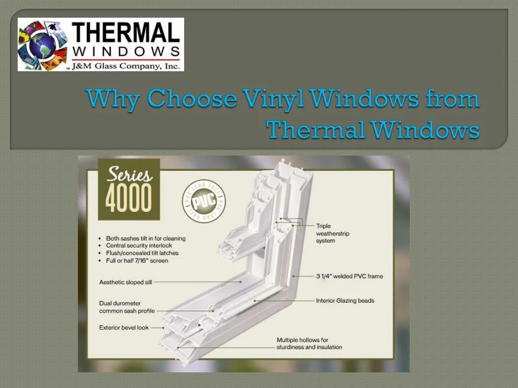 why choose vinyl windows from thermal windows