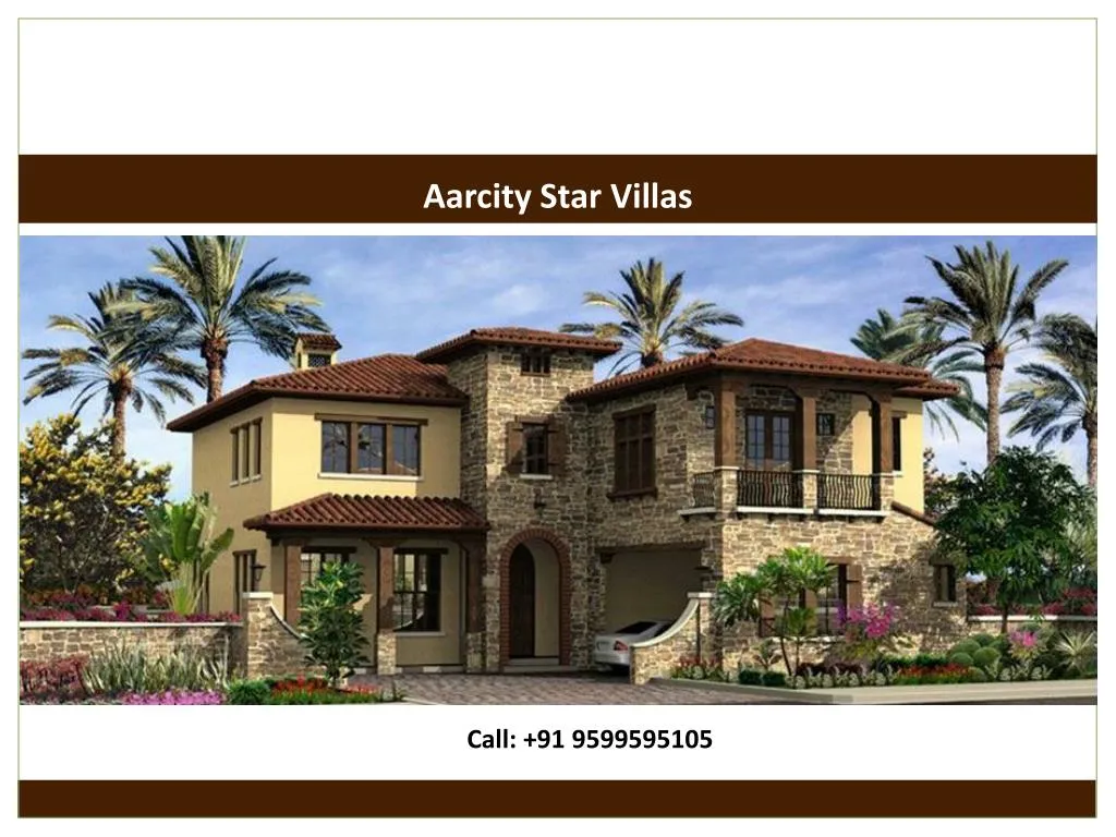 aarcity star villas