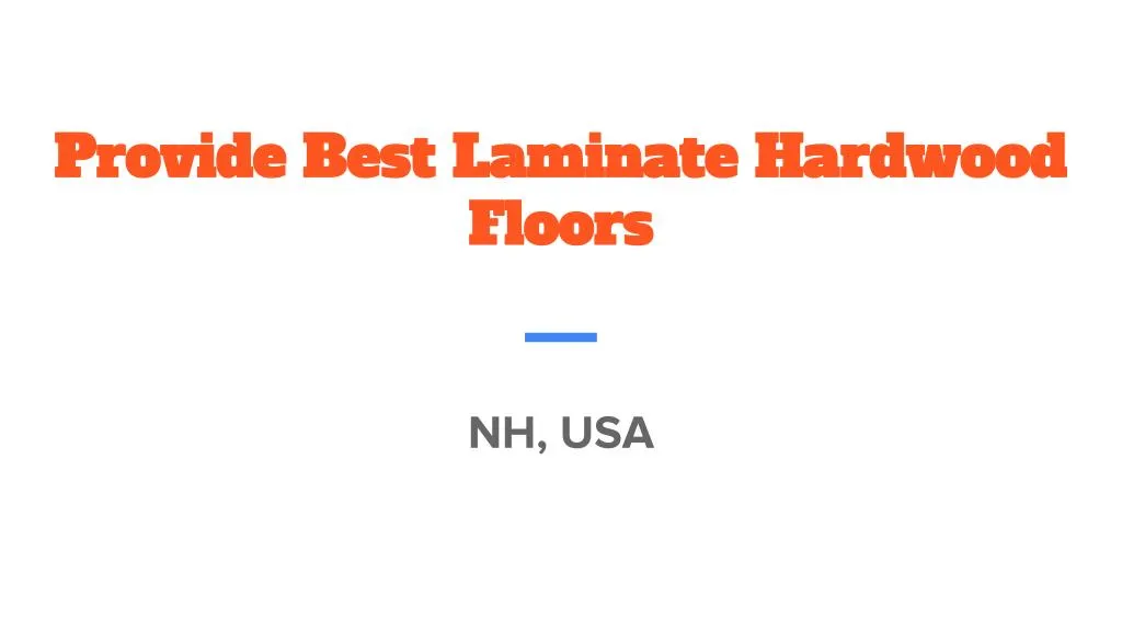 provide best laminate hardwood floors