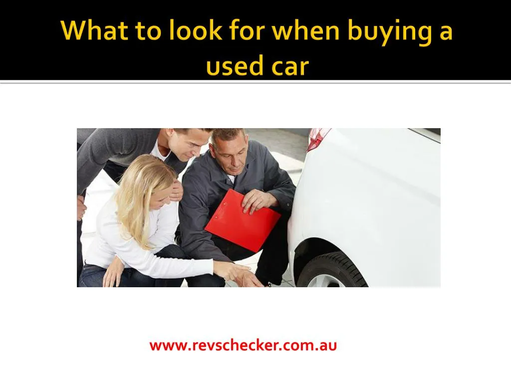 what to look for when buying a used car