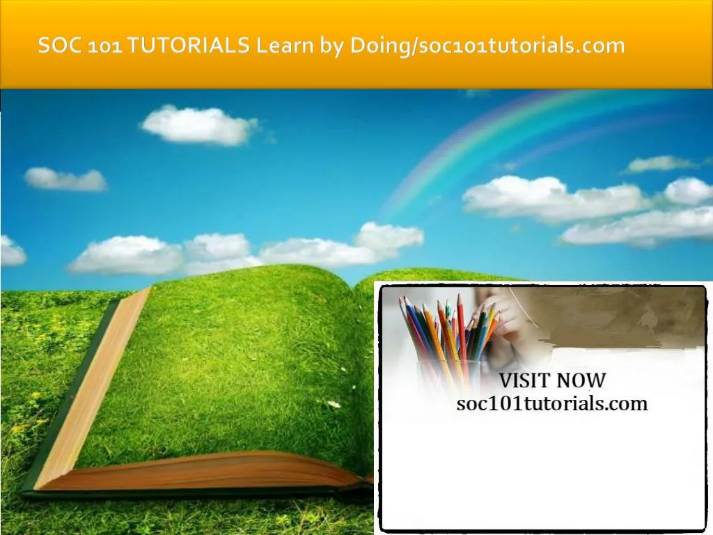 soc 101 tutorials learn by doing soc101tutorials com