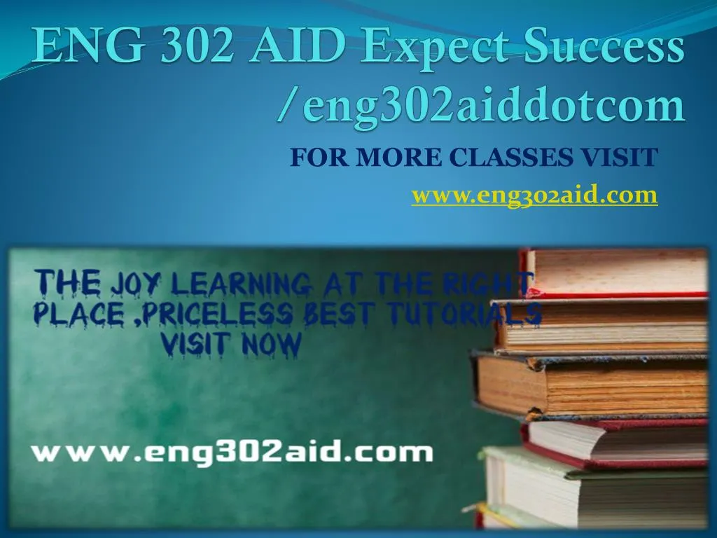 eng 302 aid expect success eng302aiddotcom