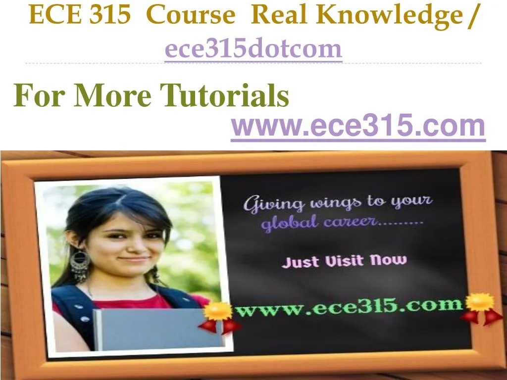 ece 315 course real knowledge ece315dotcom