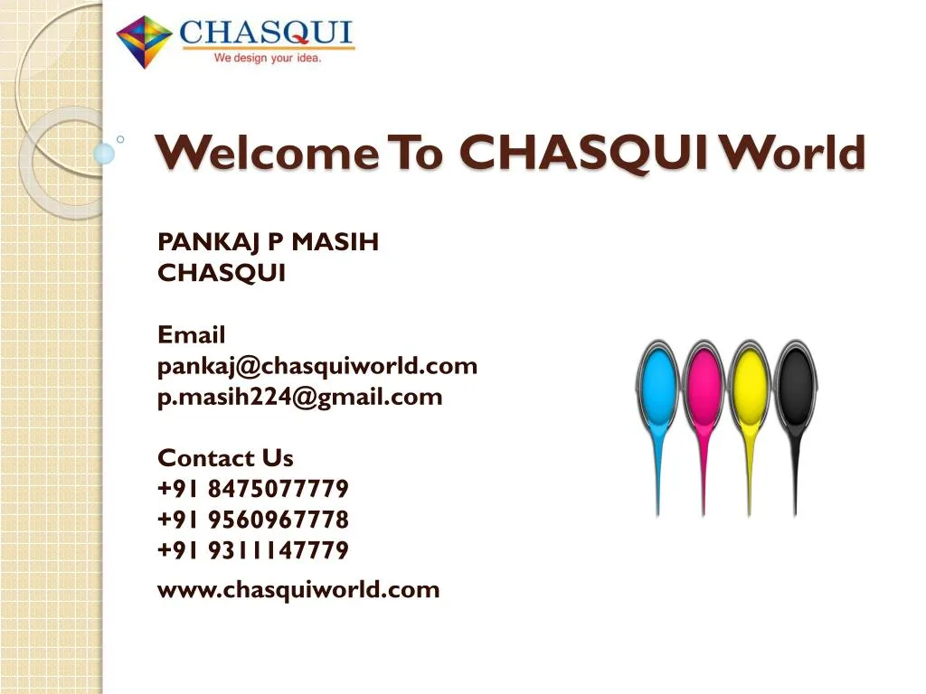 welcome to chasqui world
