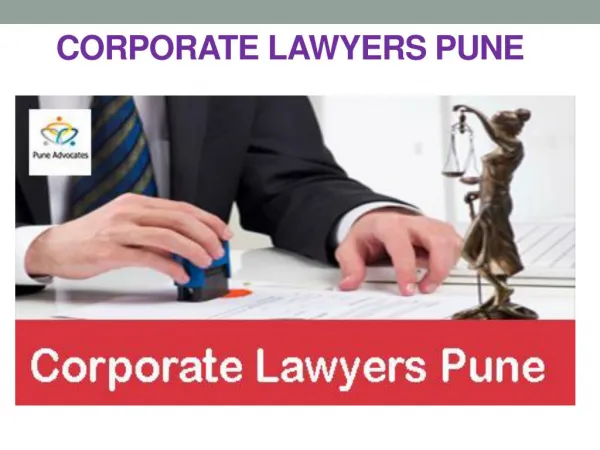 Corporate Lawyers Pune