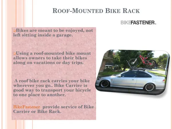 Know Features of Car bike carrier