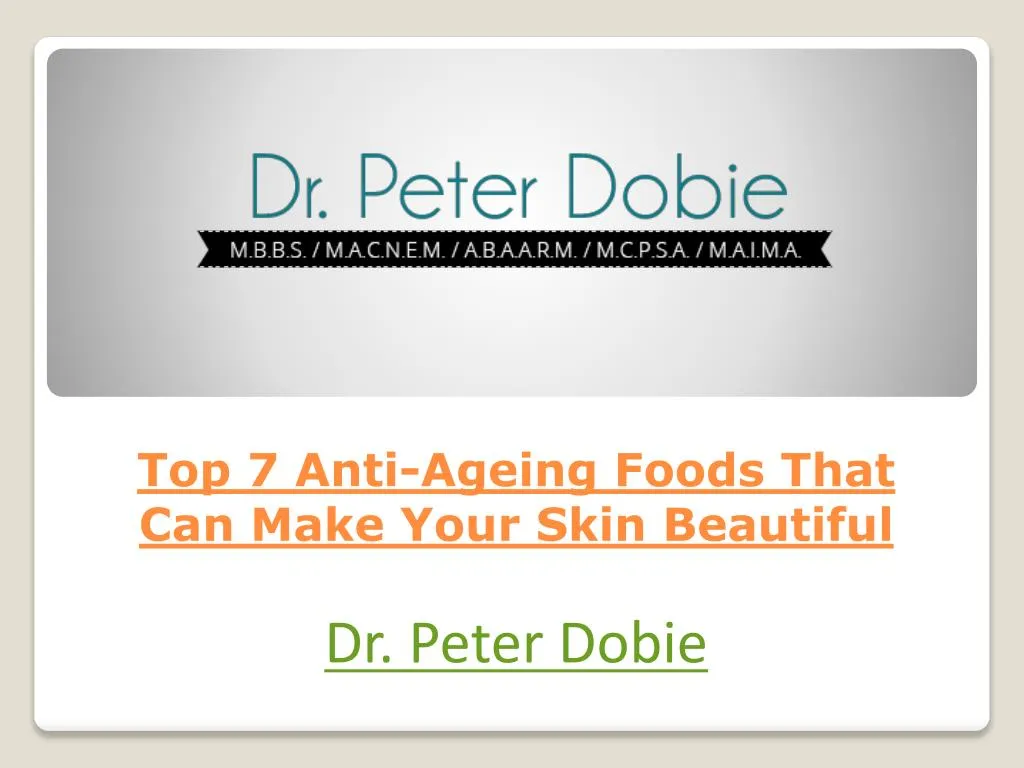 top 7 anti ageing foods that can make your skin beautiful