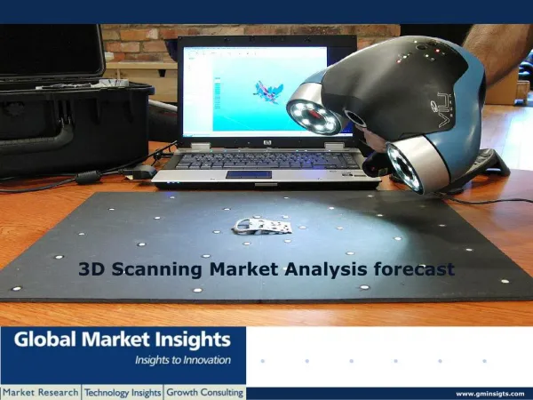 3D scanning market size to exceed USD 6.05 billion by 2022.