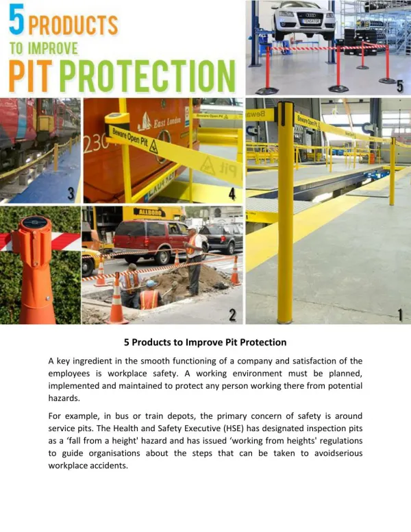 5 Products to Improve Pit Protection