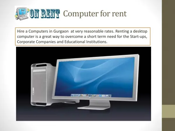 Computer Rent in Delhi