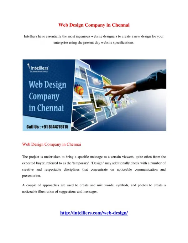 Web Design Company in Chennai