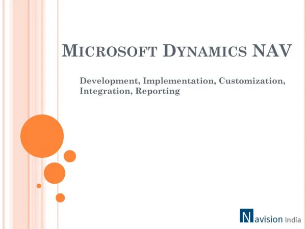 NavisionIndia, Microsoft Dynamics NAV Development Company