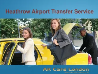 Heathrow Airport Transfer Service - slide 1