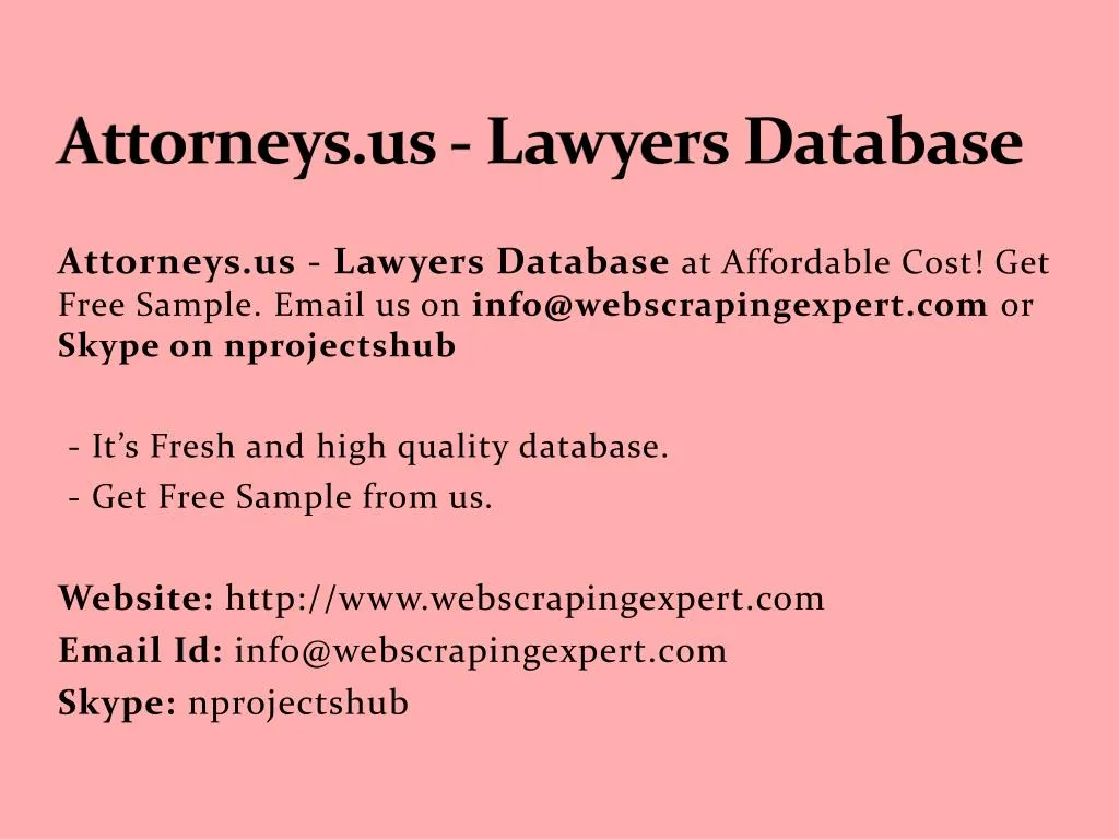 attorneys us lawyers database