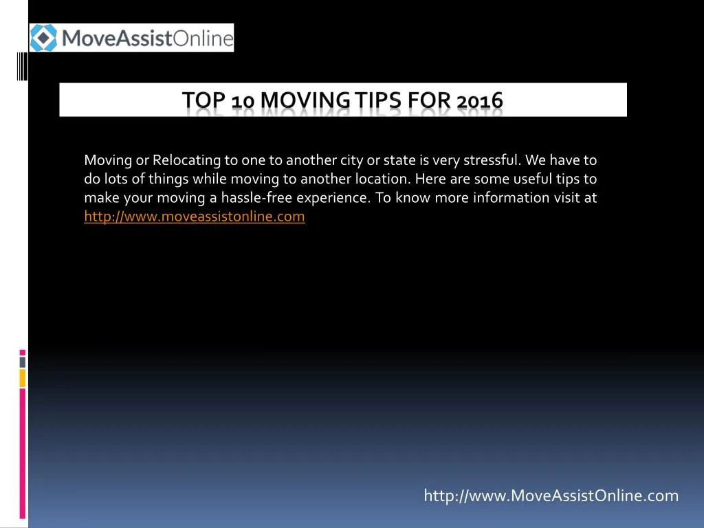 top 10 moving tips for 2016