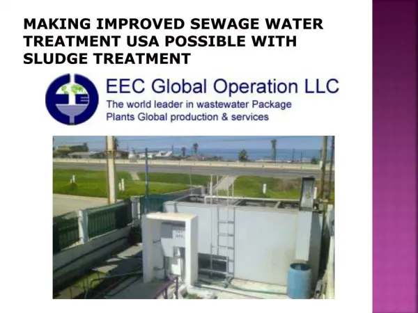 Sludge Treatment for Sewage