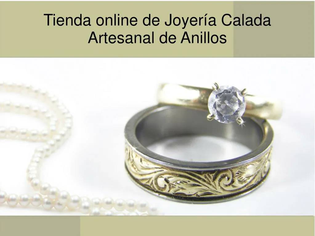 tienda online de joyer a calada artesanal de anillos