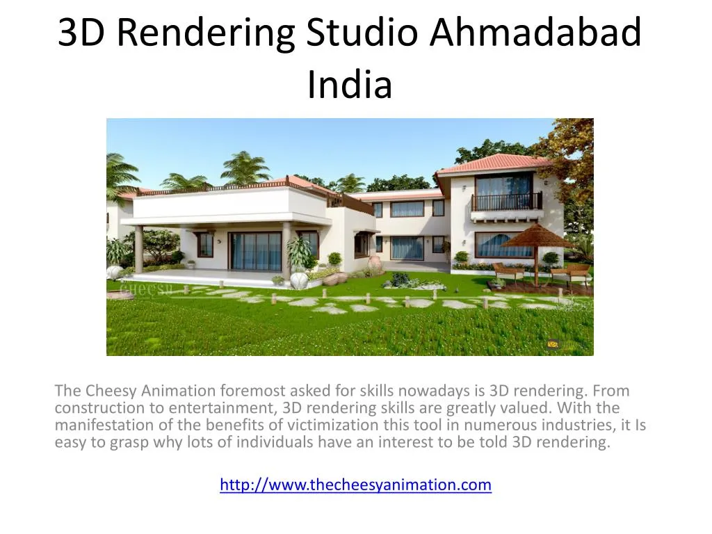 3d rendering studio ahmadabad india
