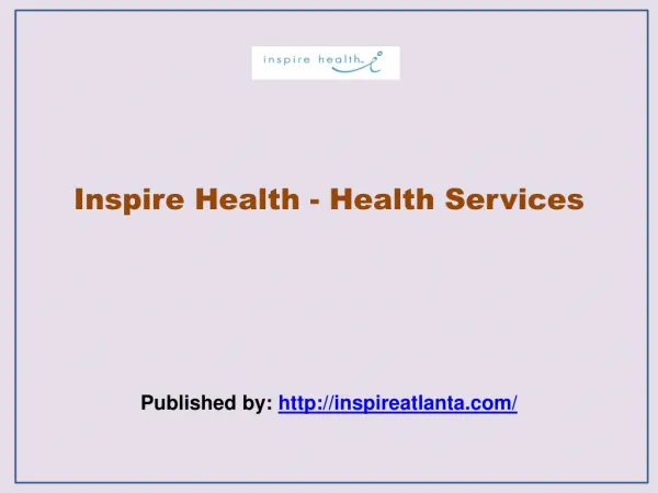 Inspire Health - Health Services