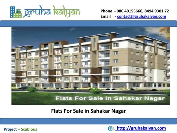 Flats For Sale in Sahakar Nagar