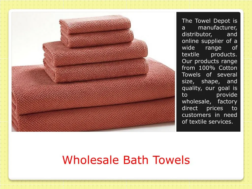 wholesale bath towels