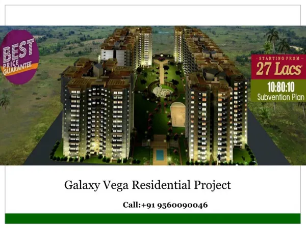Galaxy Vega Greater Noida Reviews Apartments Floor Plans
