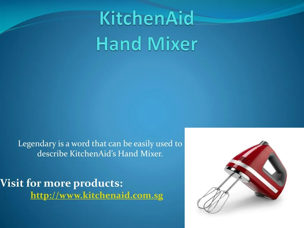 kitchenaid hand mixer
