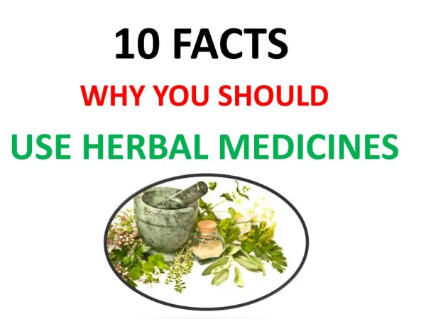10 FACTS USE HERBAL MEDICINES WHY YOU SHOULD USE HERBAL MEDICINES