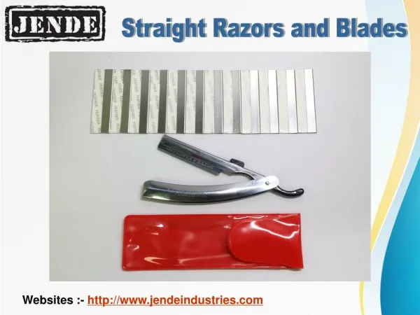 Buy High Quality Straight Razors and Blades Online