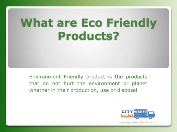 Nature Friendly Products