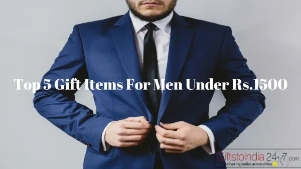 Top 5 gift items for men under Rs.1500