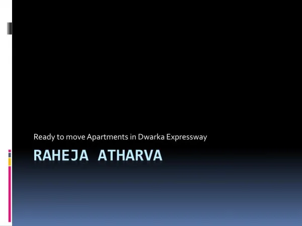 Raheja Atharva