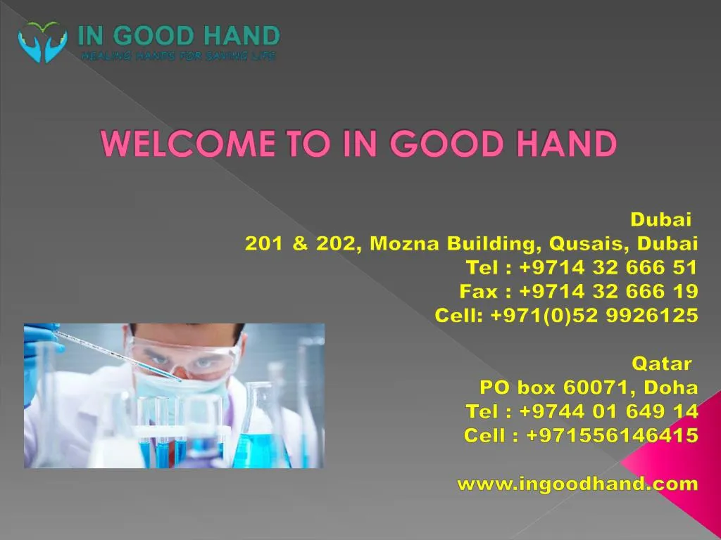 welcome to in good hand