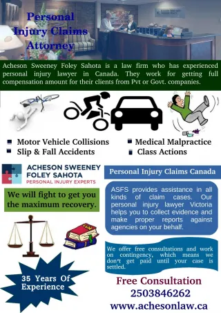 Personal Injury Claims Canada - slide 1