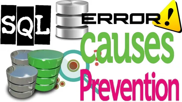 sql database errors causes prevention