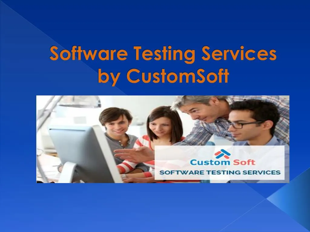 software testing services by customsoft