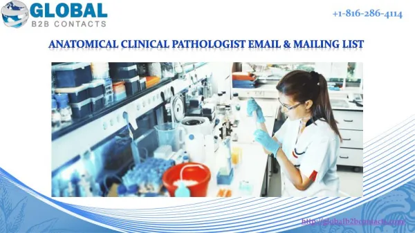 Anatomical Clinical Pathologist Email & Mailing List