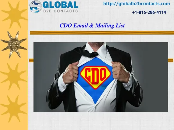 CDO Email & Mailing List