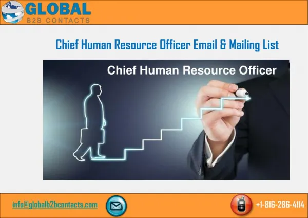 Chief Human Resource Officer Email & Mailing List