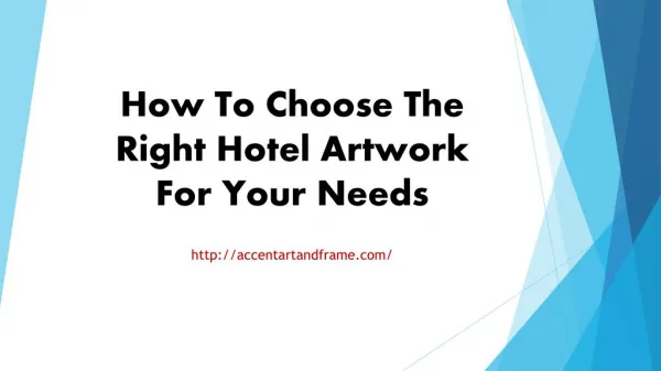 How To Choose The Right Hotel Artwork For Your Needs
